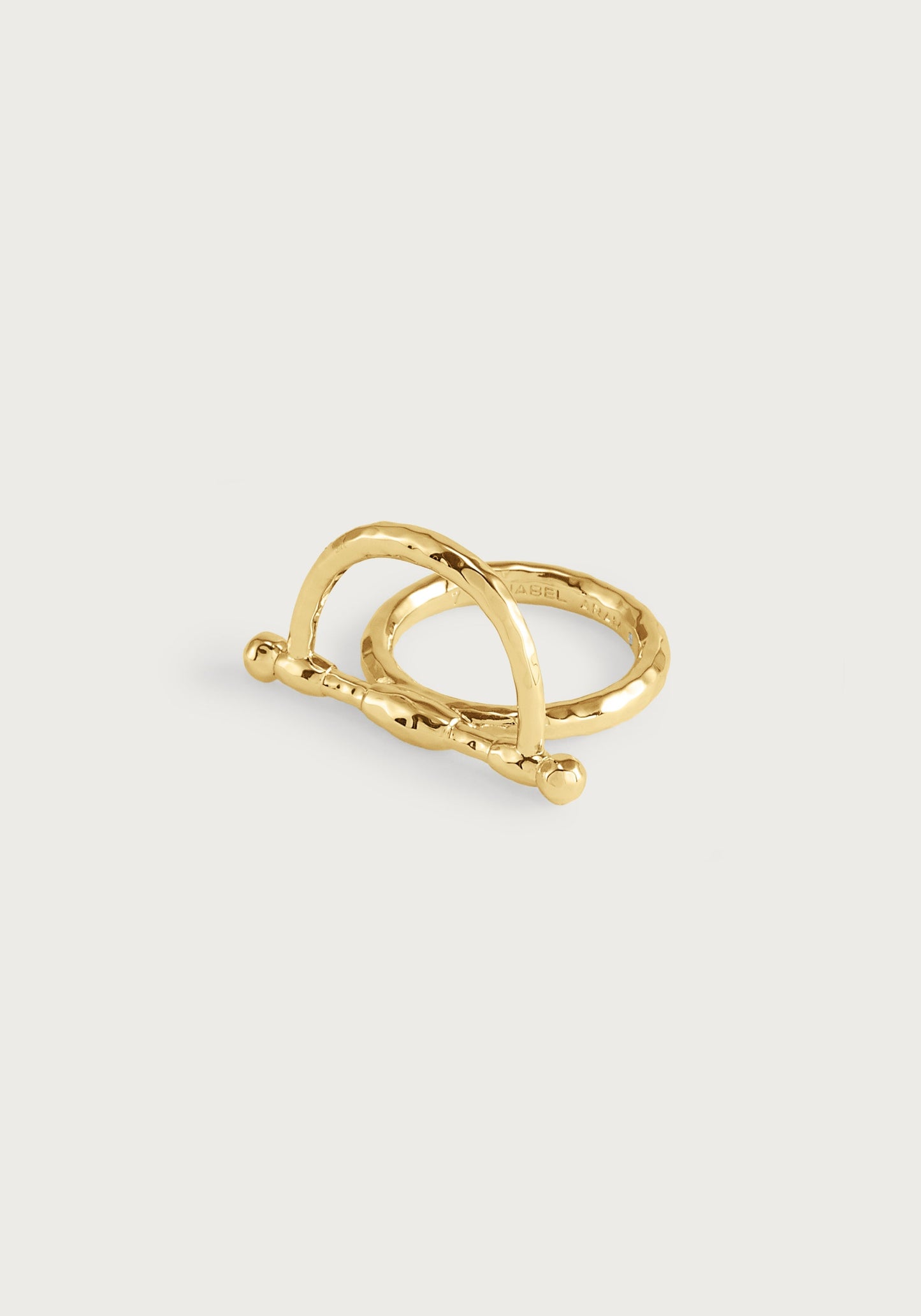 Cheval Bit Ring, Gold