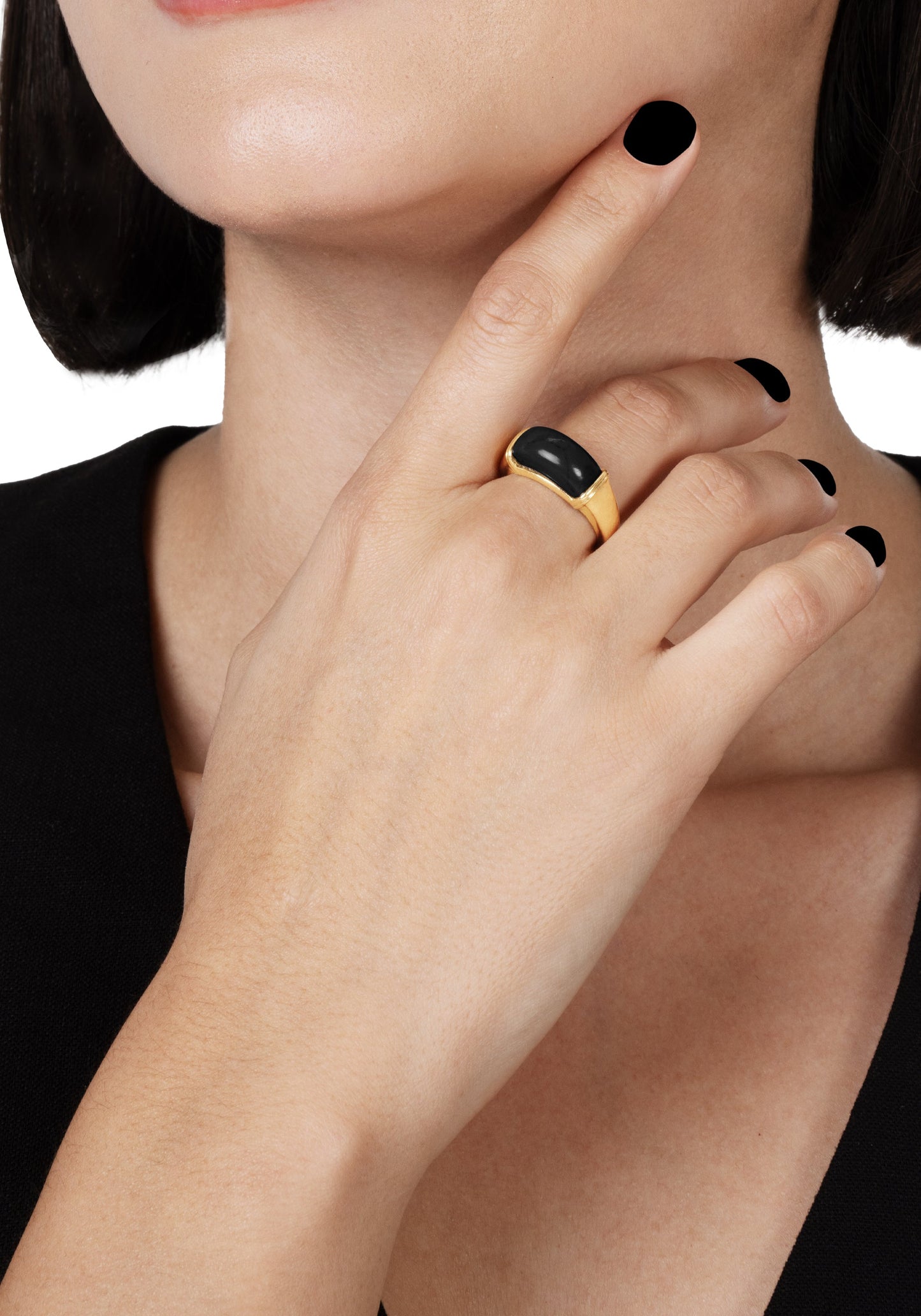 Forza Ring, Black Onyx