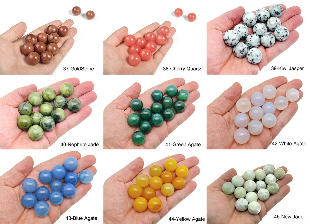 Crystal Sphere Gemstone - Healing Stone – Crystal Ball – 20mm - MIX