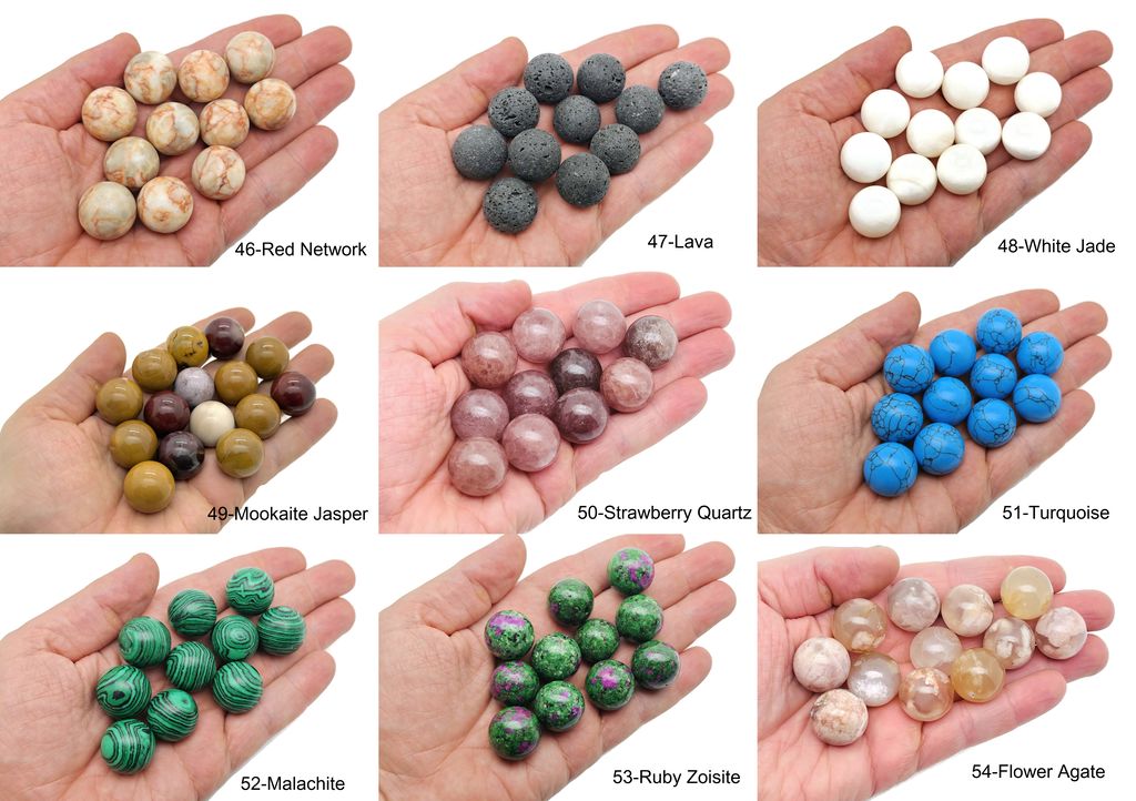 Crystal Sphere Gemstone - Healing Stone – Crystal Ball – 20mm - MIX