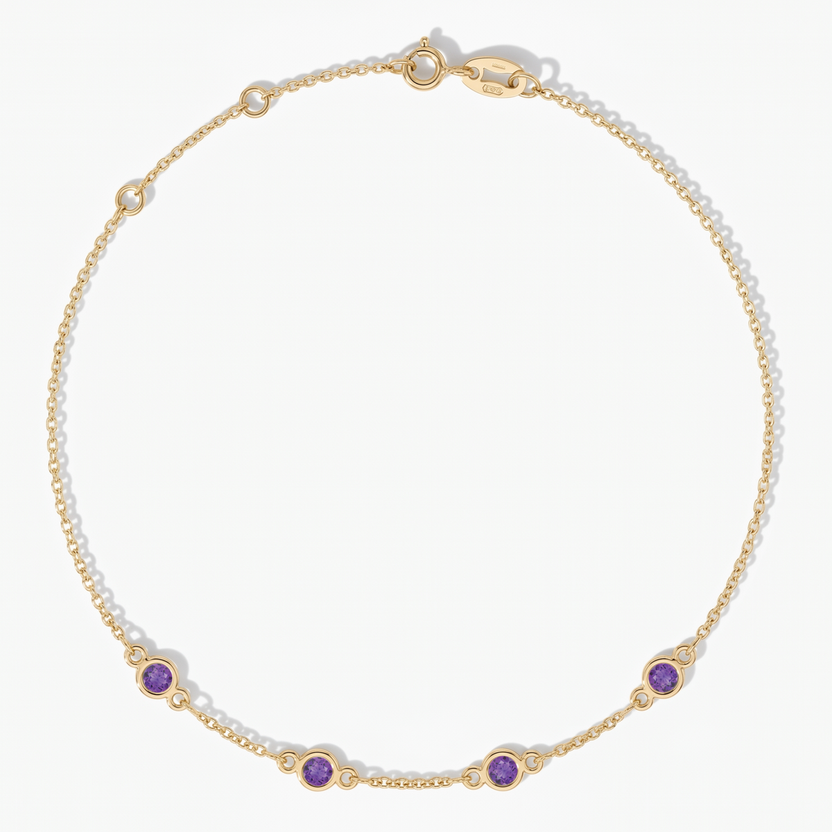 The Four Station Bracelet | Cable Chain