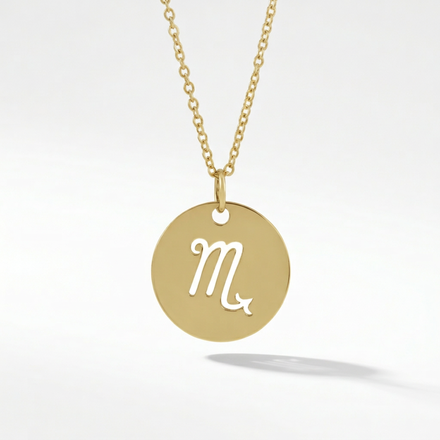 The Zodiac Necklace | Scorpio | 14K Gold