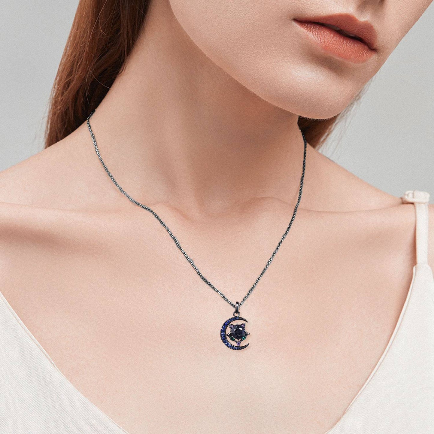 Vintage dragonfly necklace Unique lab red ruby necklace pendant cute silver 14k rose gold July birthstone pendant handmade proposal gifts