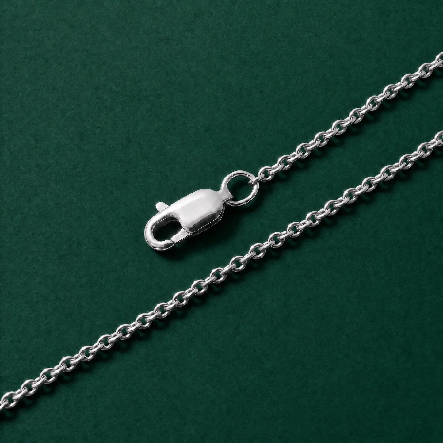 MSU Block S Necklace | Sterling Silver