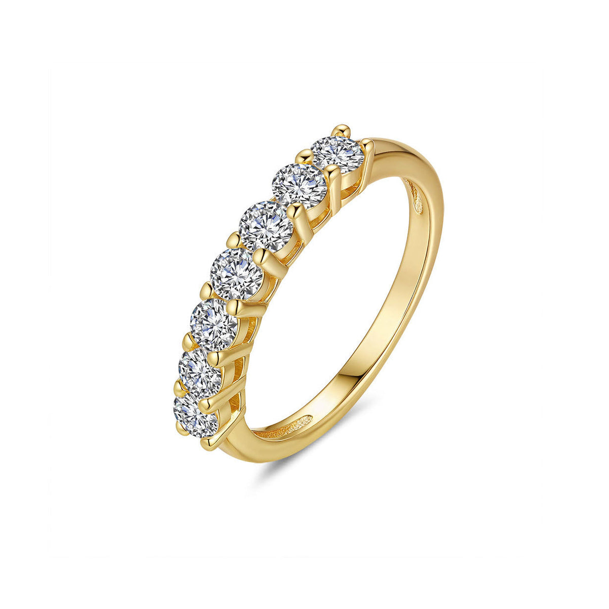 Moissanite Eternity Band