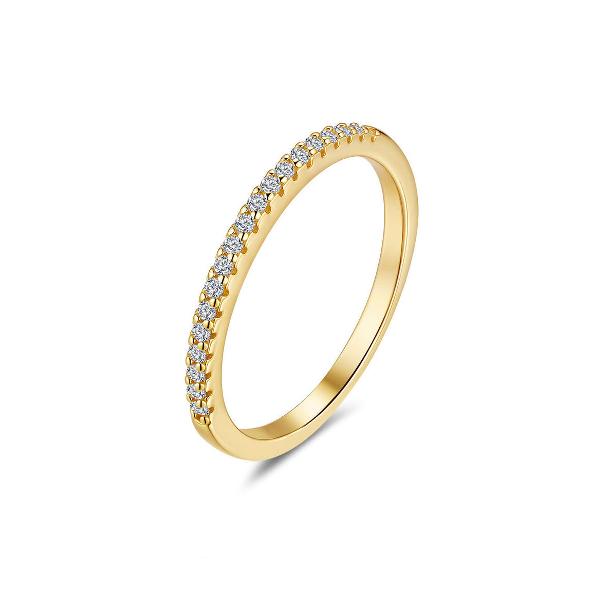 Moissanite Eternity Band