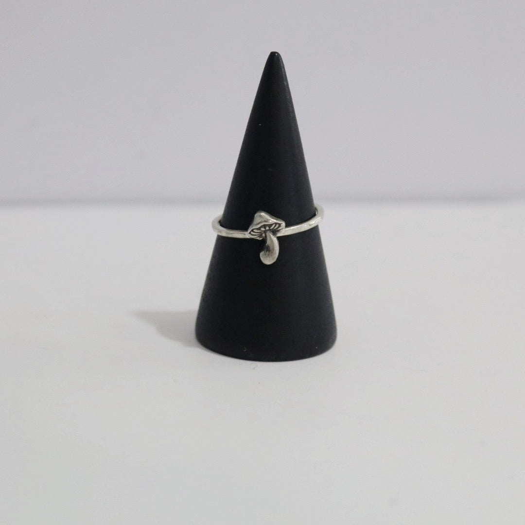 Mushroom Stacking Ring in Sterling Silver / READY TO SHIP sizes 5.5