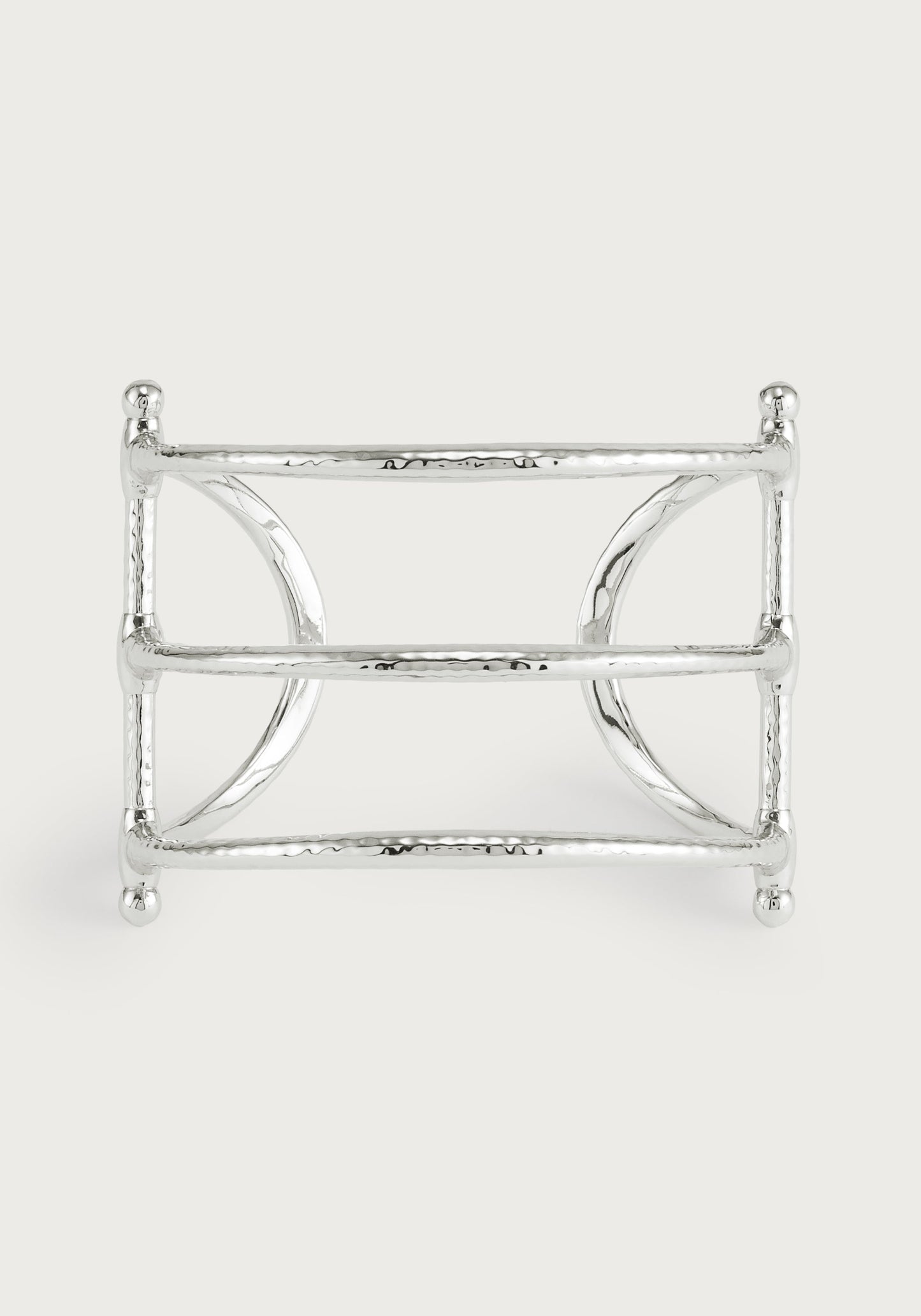 Cheval Bit Cuff, Silver