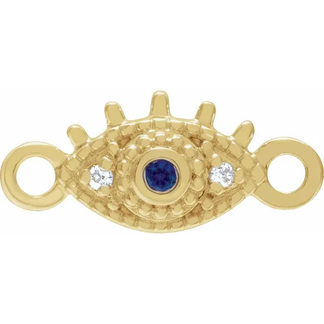 EVIL EYE CONNECTOR CHARM
