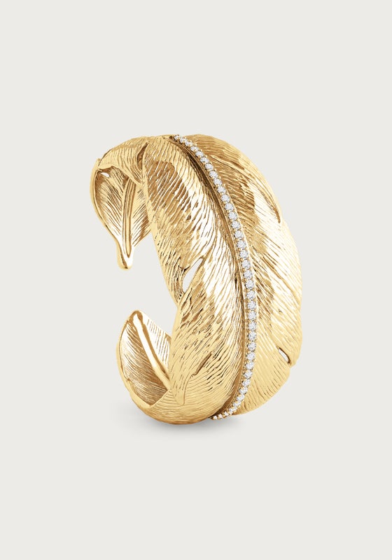 Feather Wide Cuff