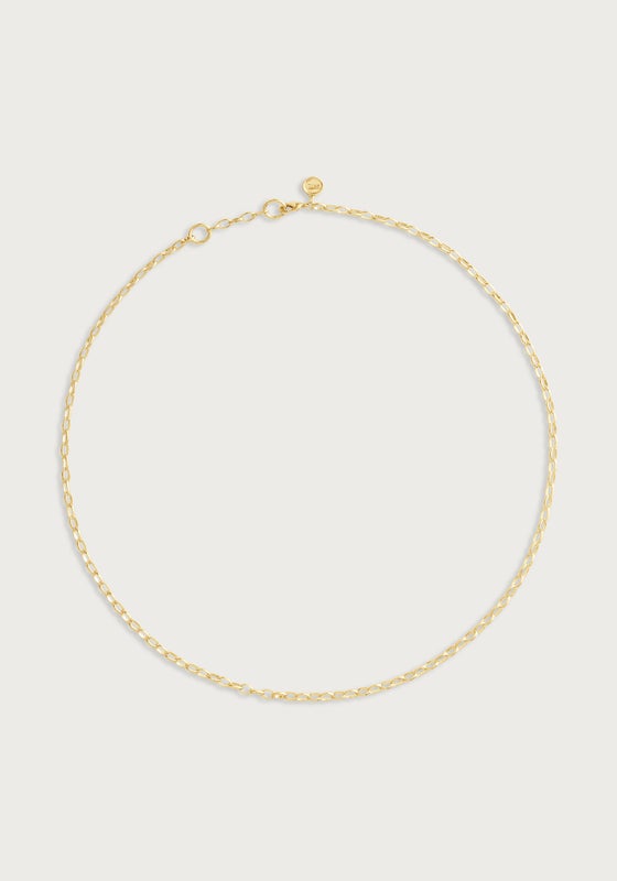 Pendant Chain Necklace, Gold
