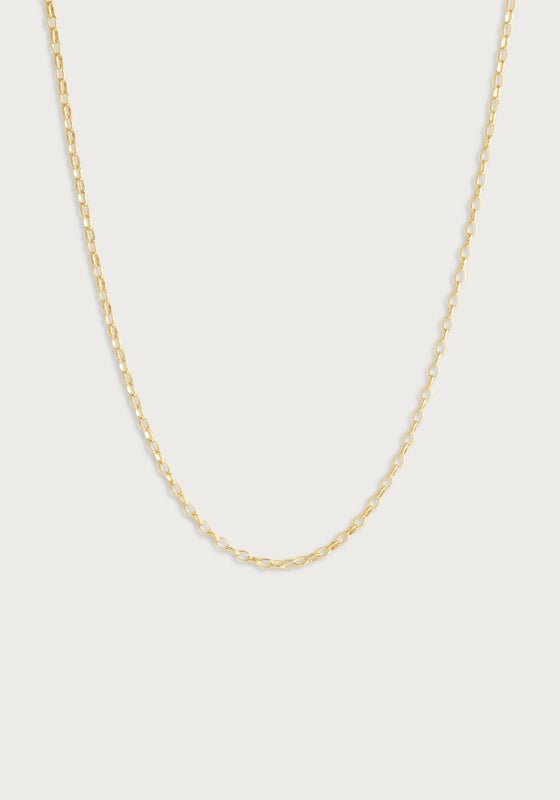 Pendant Chain Necklace, Gold