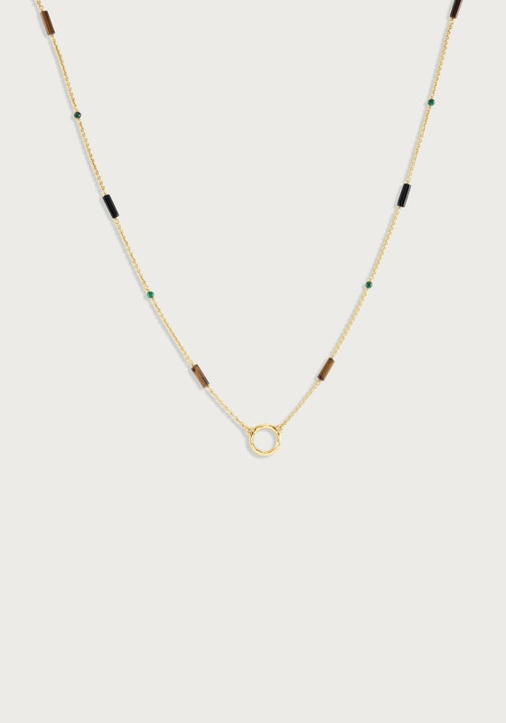 Forza Long Chain Necklace, Multi