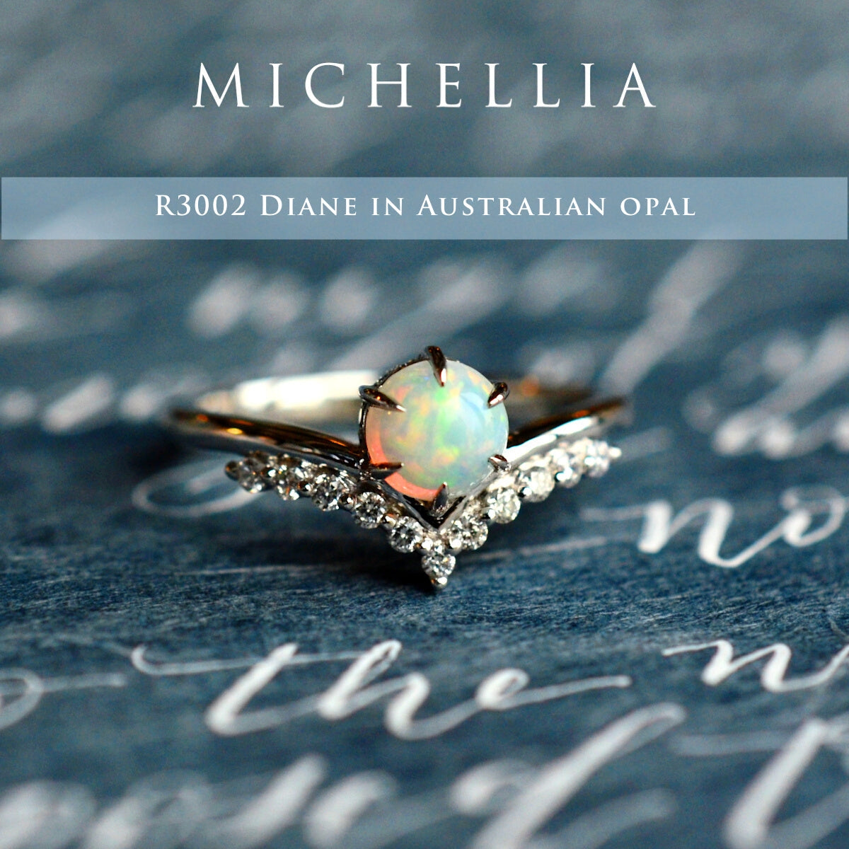 [Diane] Moonwake Ring in Opal