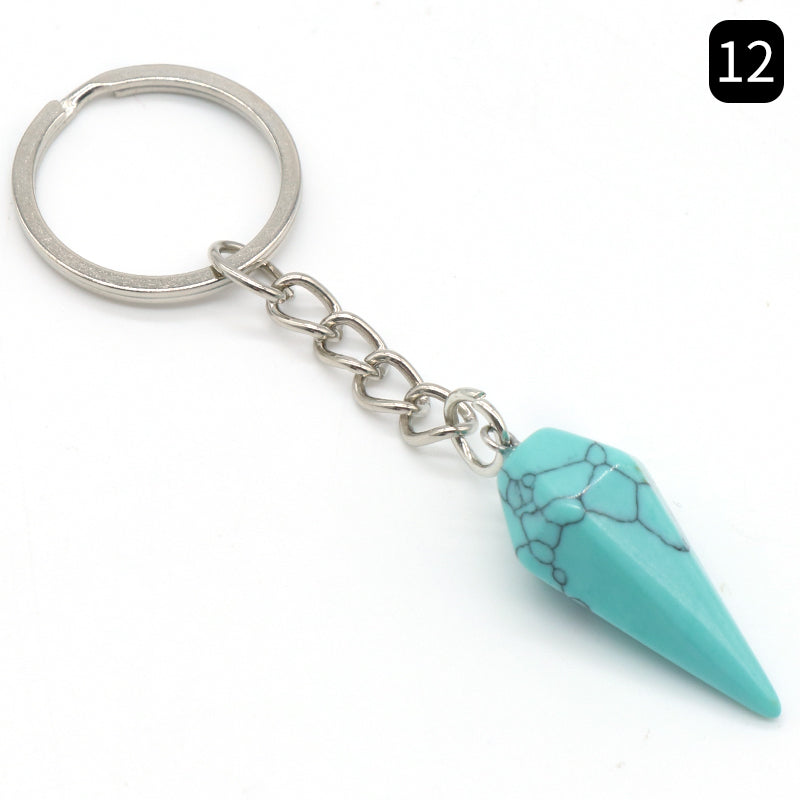Gemstone Crystal Keychain Set - Natural Healing Stone - Crystal Gift Accessories - New!