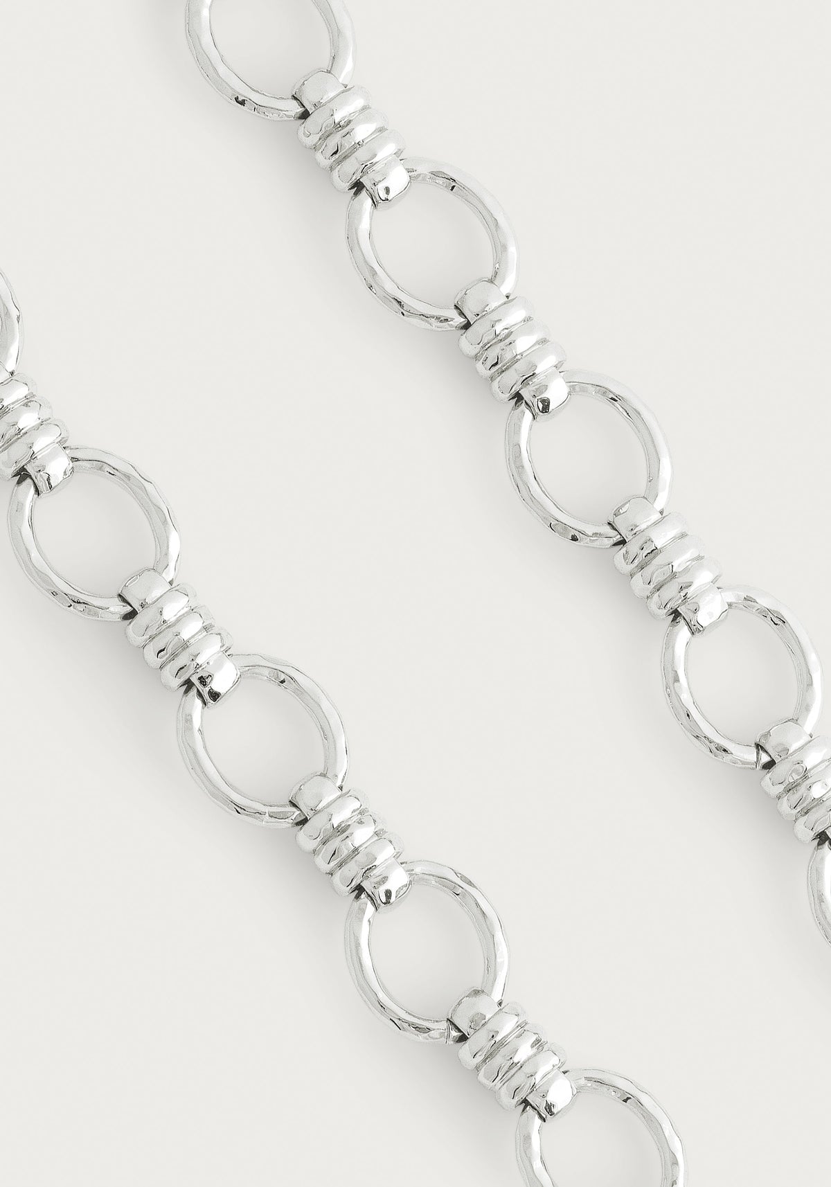 Neptune Chain Necklace, Silver