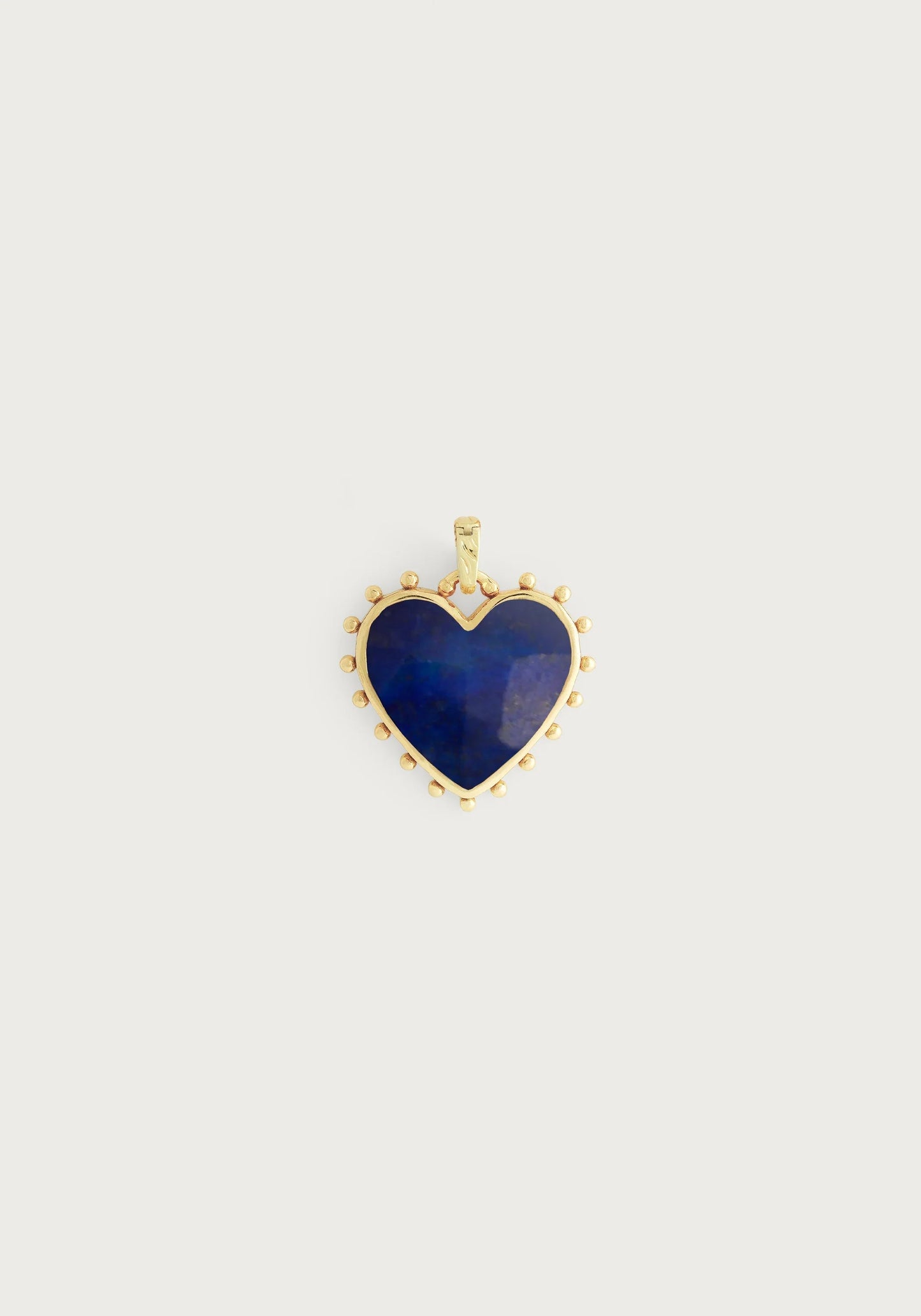 Heart with Stone Charm - Lapis