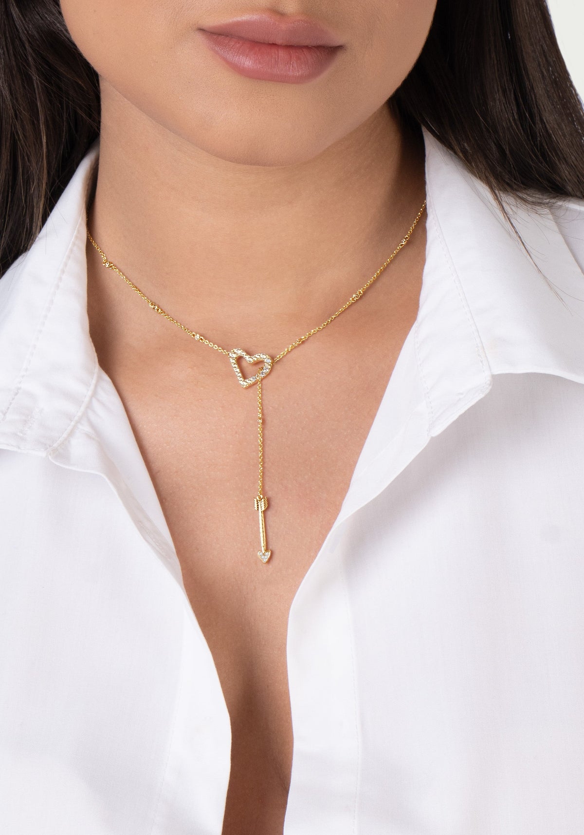 Heart Lariat Necklace