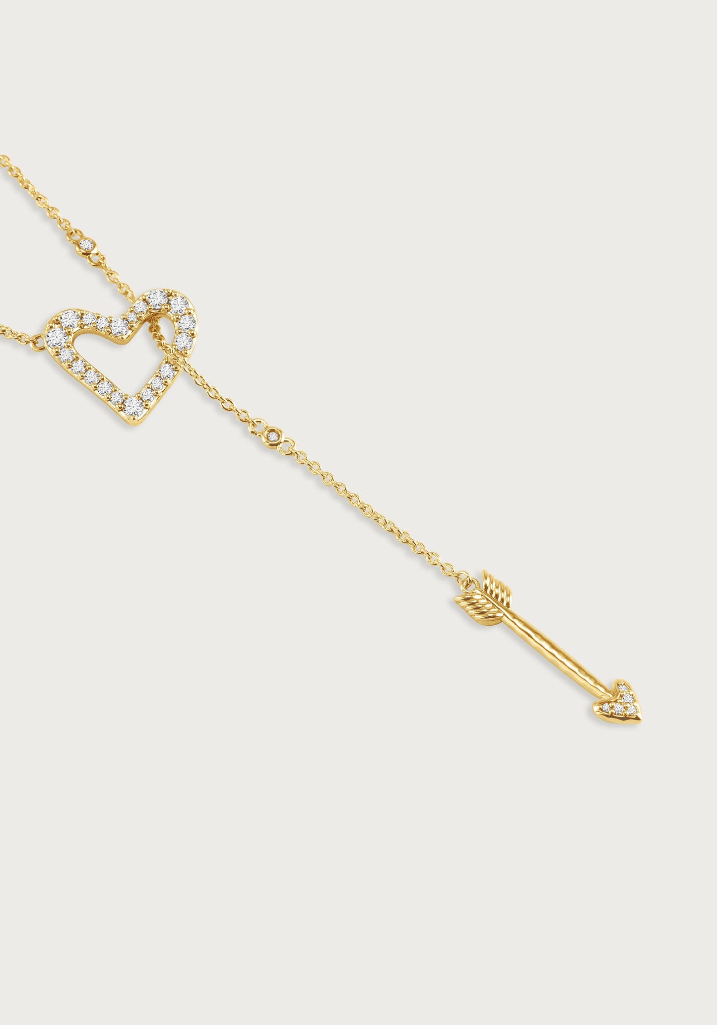 Heart Lariat Necklace