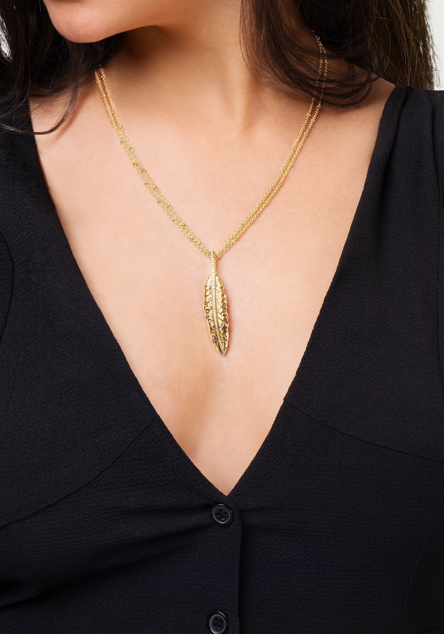 Feather Large Charm
