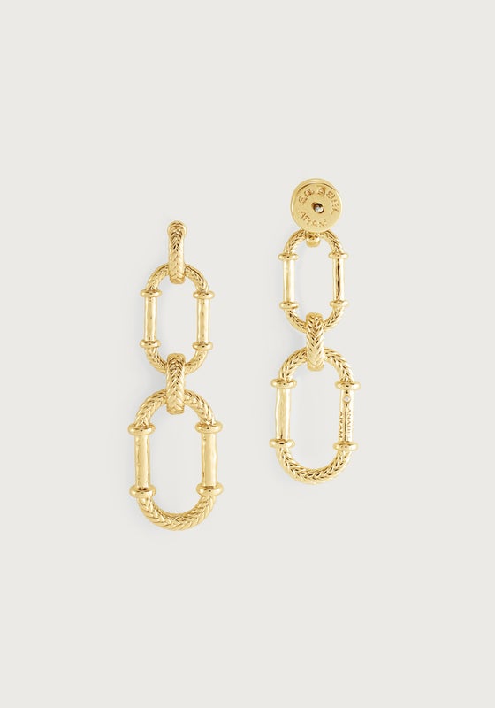 Cheval Braid Drop Earrings