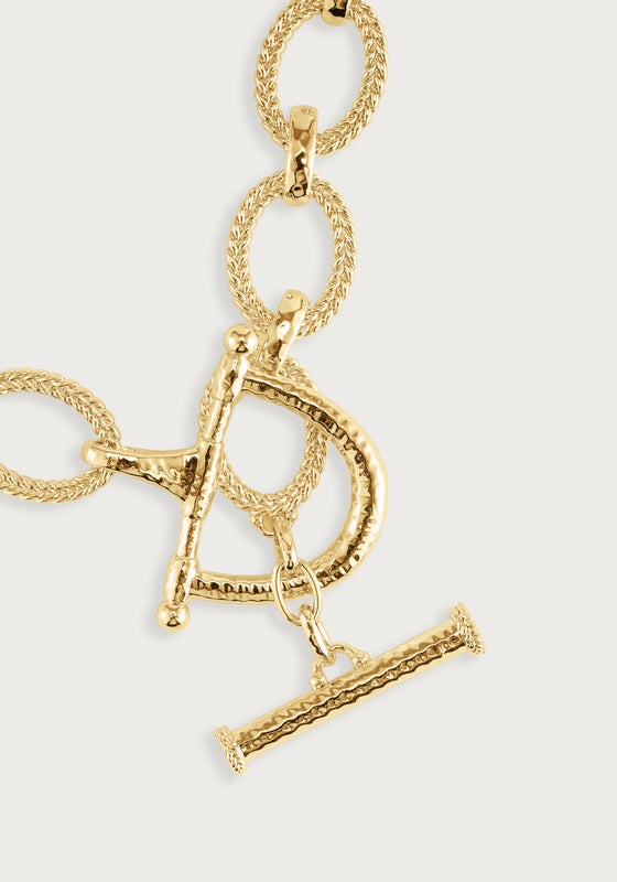 Cheval Braided Chain Lariat Necklace