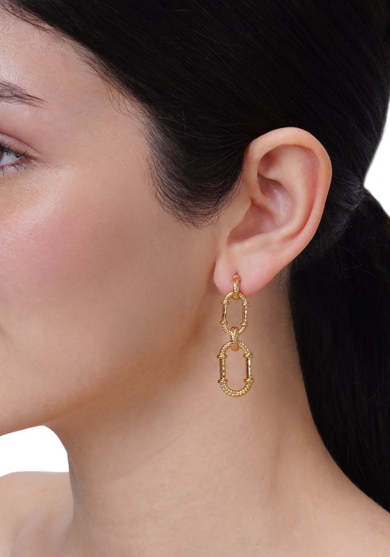 Cheval Braid Drop Earrings