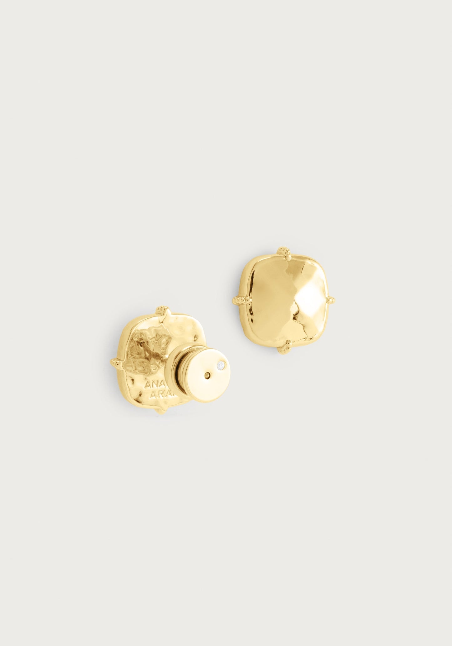 Farrier Stud Earrings, Gold