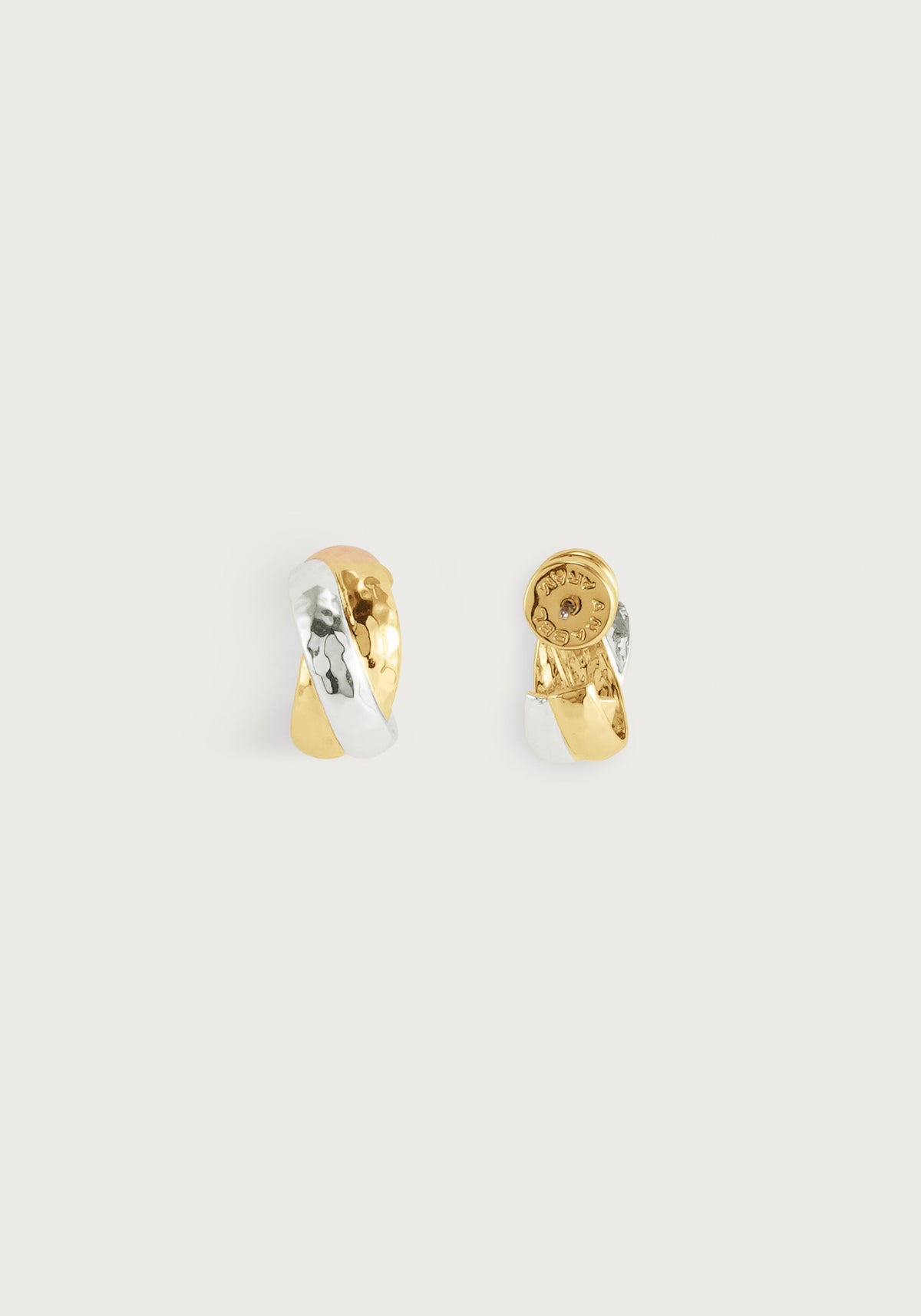 Farrier Triple Huggie Hoop Earrings