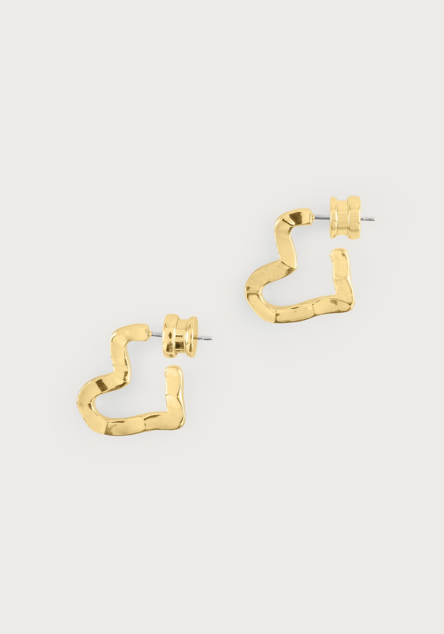 Heart Hoop Earrings, Small