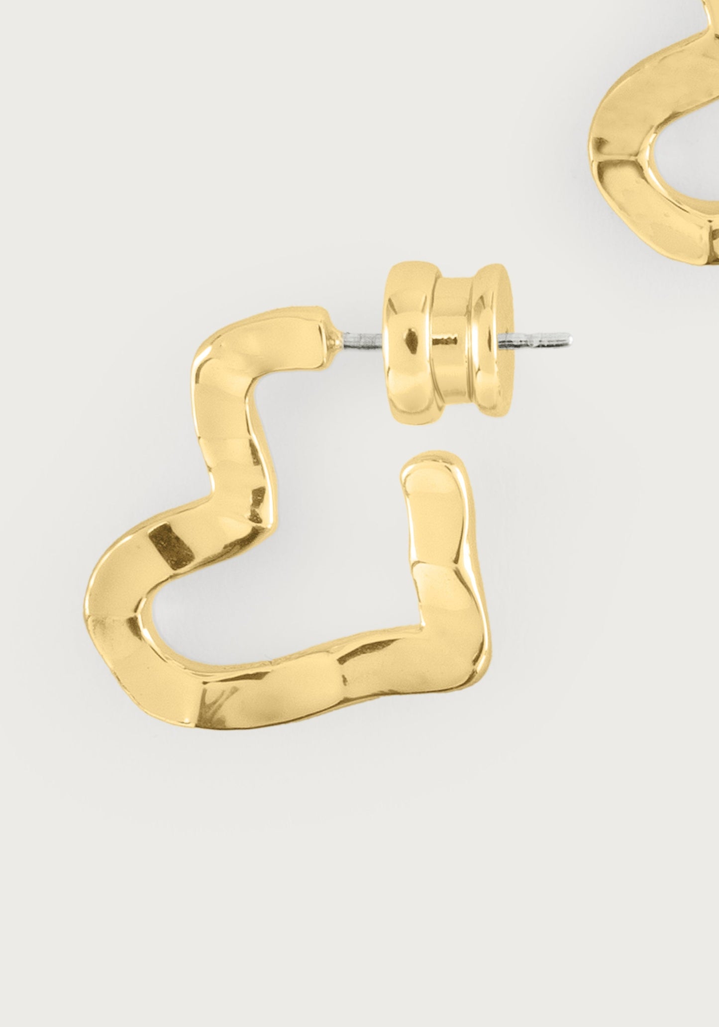 Heart Hoop Earrings, Small