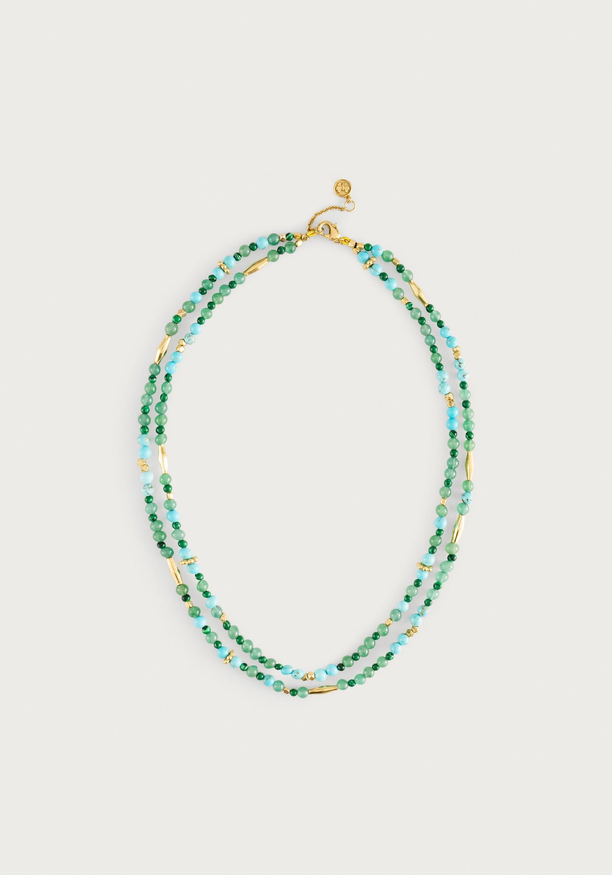 Milos Beaded Necklace - Turquoise