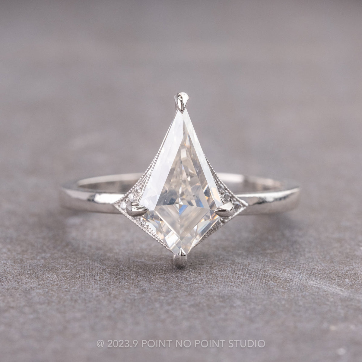 Kite Lab Diamond Engagement Ring, Aela Setting