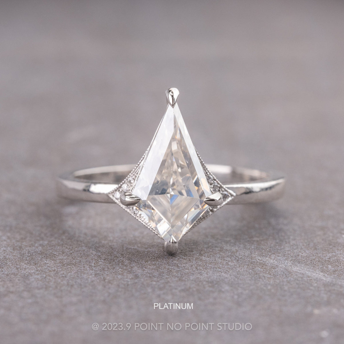 Kite Lab Diamond Engagement Ring, Aela Setting