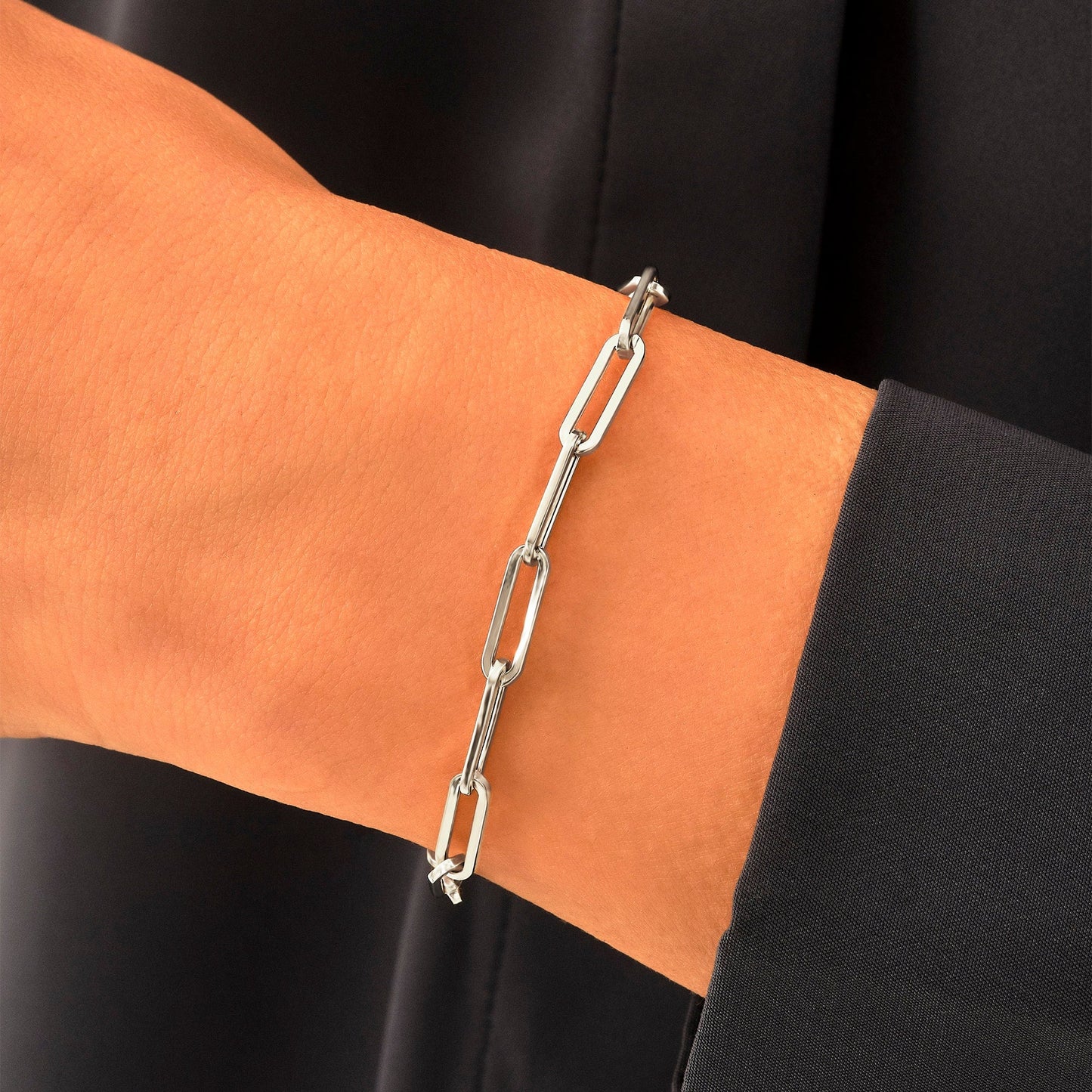 14k Solid Gold Box Chain Bracelet | Unisex Real Gold Layering Jewelry | Stackable Gift for Men & Women | Birthday Gift for Her
