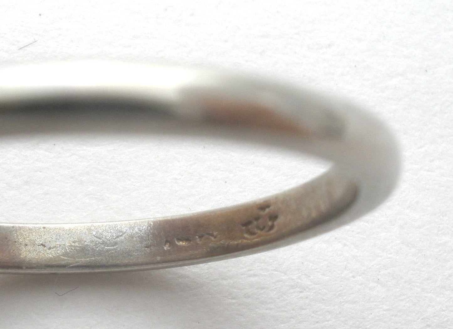 14K White Gold Pearl Ring Size 5