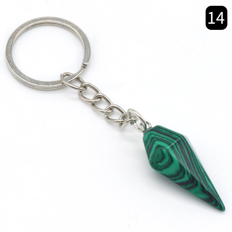 Gemstone Crystal Keychain Set - Natural Healing Stone - Crystal Gift Accessories - New!