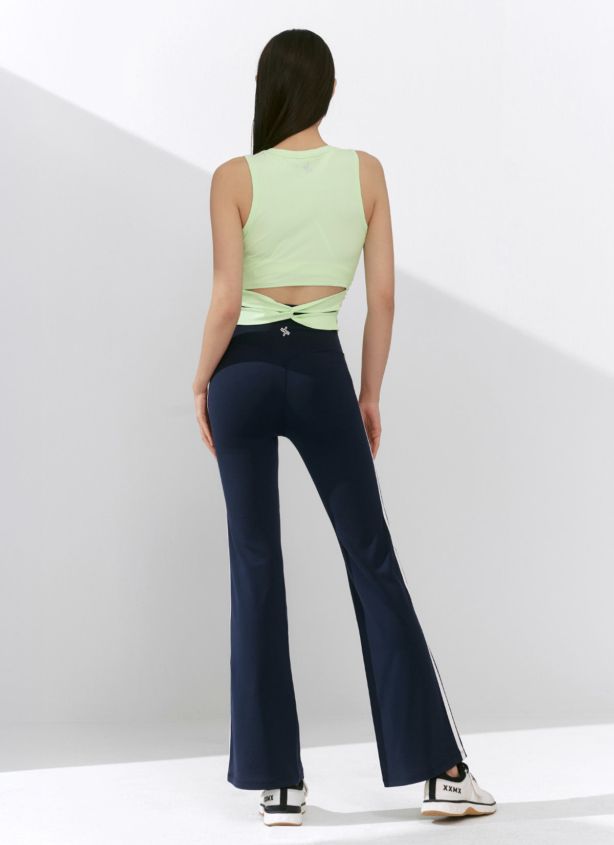 [1+1] Comfort Track Line Boots Cut Leggings