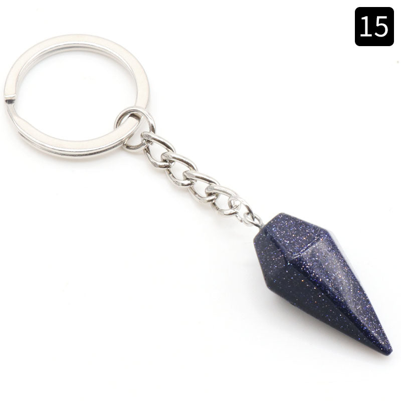 Gemstone Crystal Keychain Set - Natural Healing Stone - Crystal Gift Accessories - New!