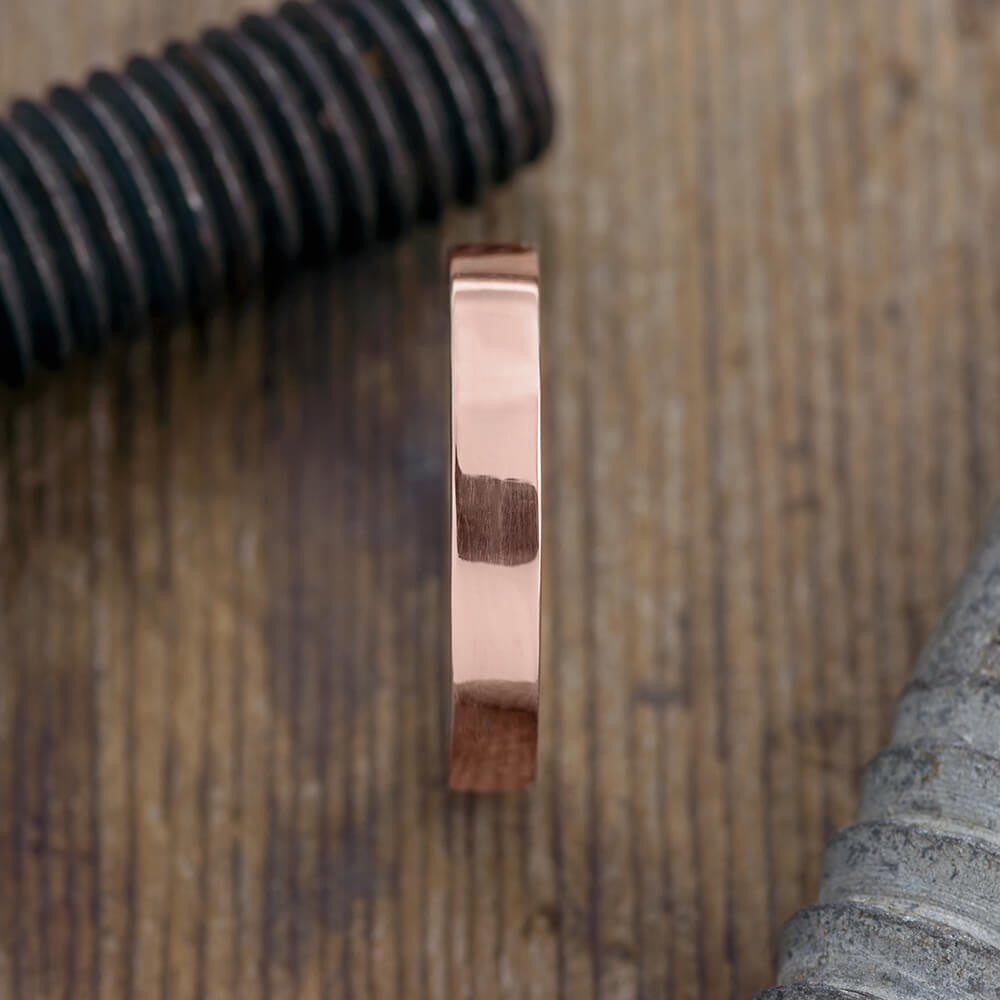 Custom 5mm Rose Gold Polished Ring for Julia - 6.7 - AdJ