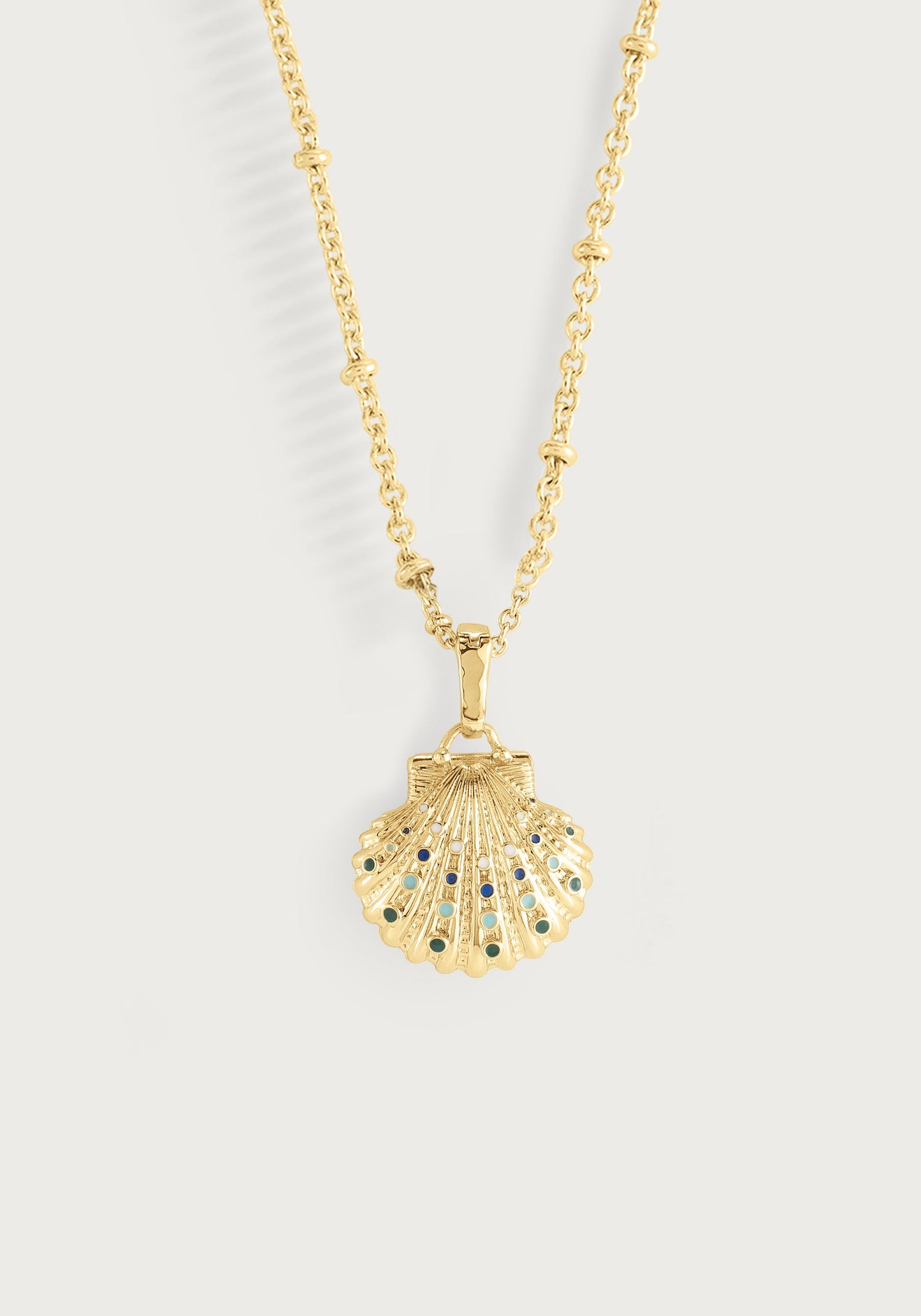 Milos Shell Locket Charm