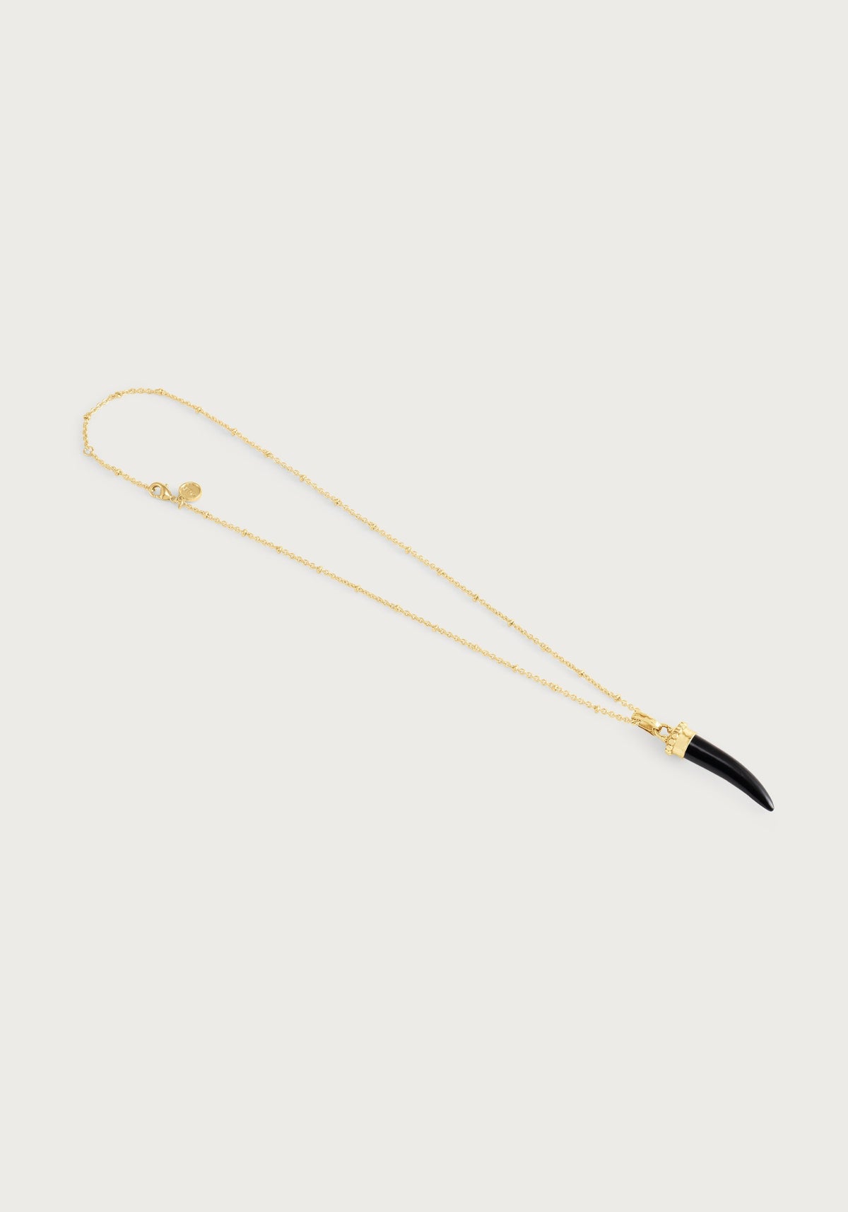 Forza Stone Horn Charm, Black Onyx