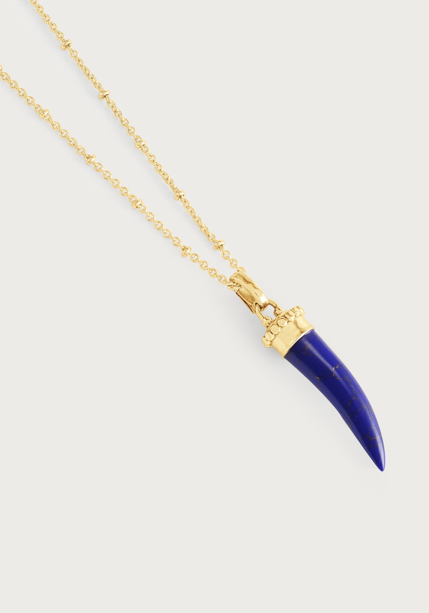 Forza Stone Horn Charm, Lapis
