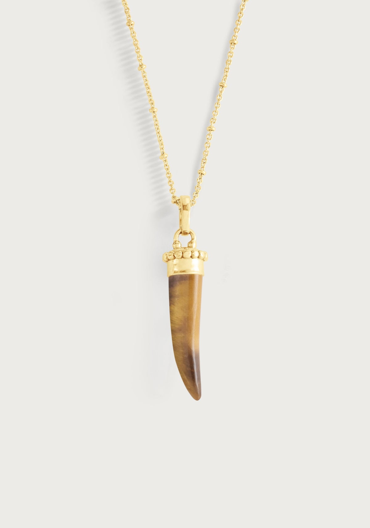 Forza Stone Horn Charm, Tiger's Eye