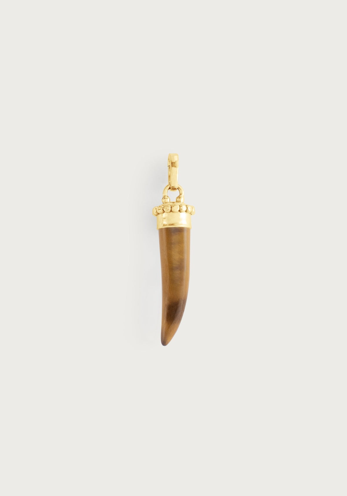 Forza Stone Horn Charm, Tiger's Eye