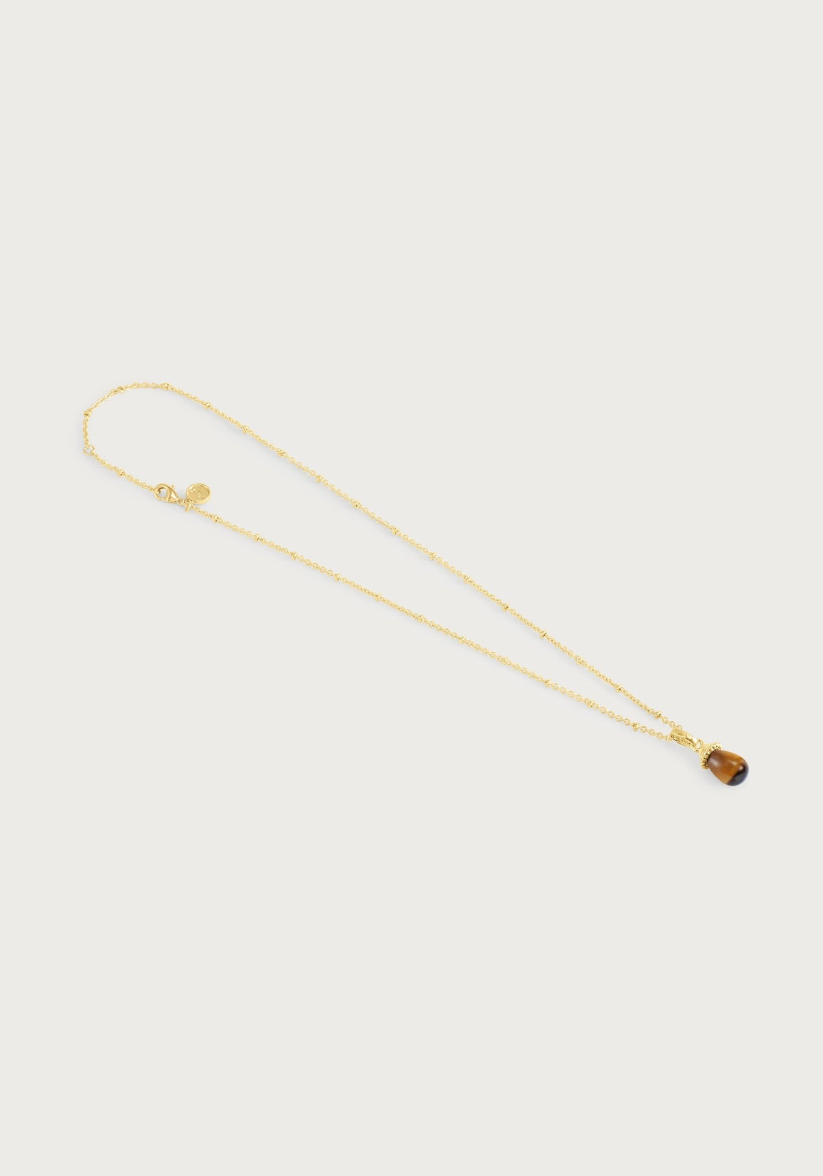 Forza Stone Drop Charm, Tiger's Eye