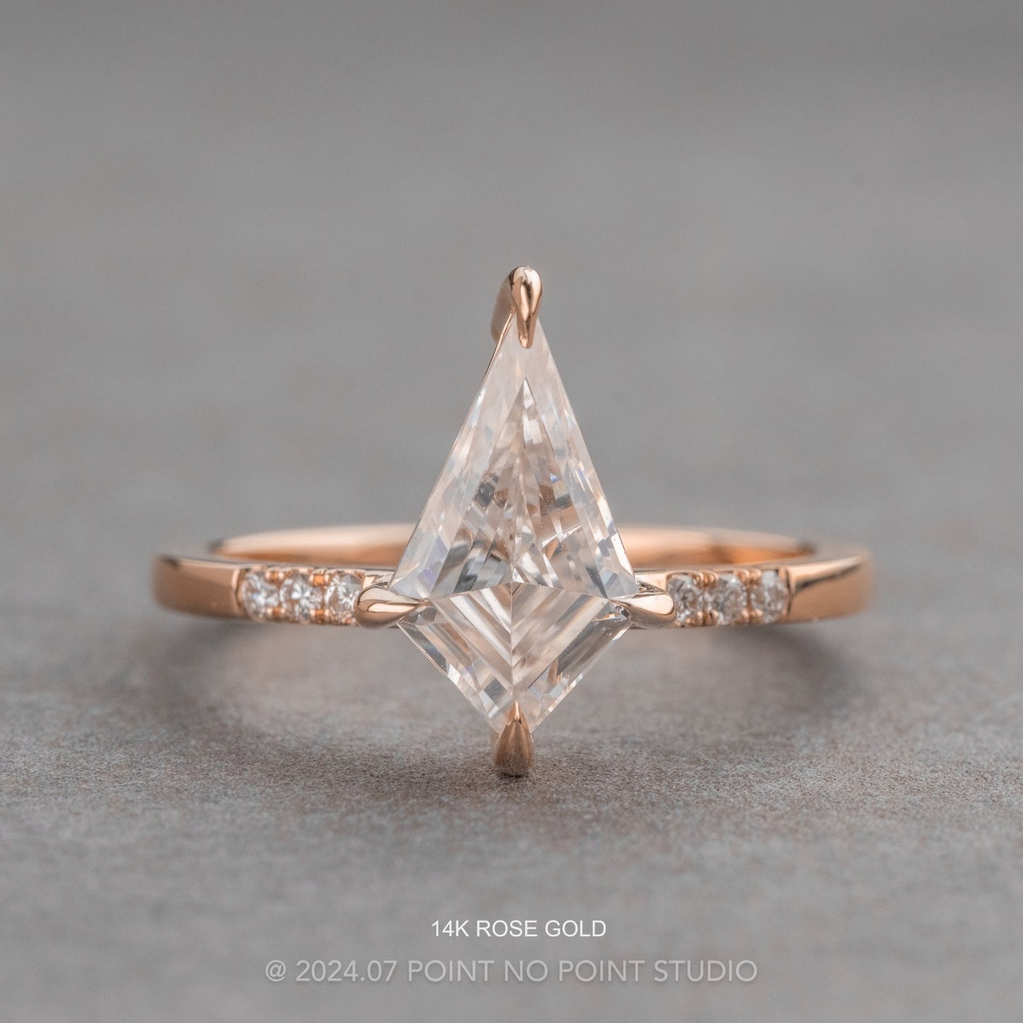 Kite Lab Diamond Engagement Ring, Jules Setting