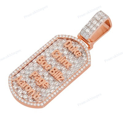 925 Sterling Silver Rose Gold Plated Pendant
