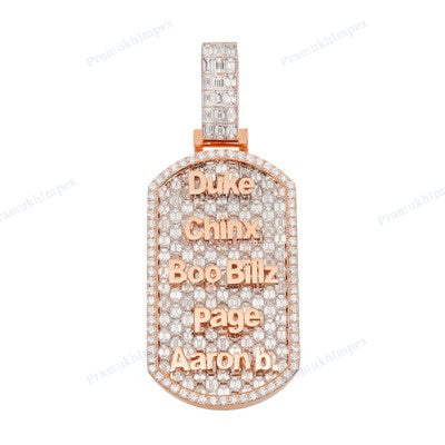 925 Sterling Silver Rose Gold Plated Pendant