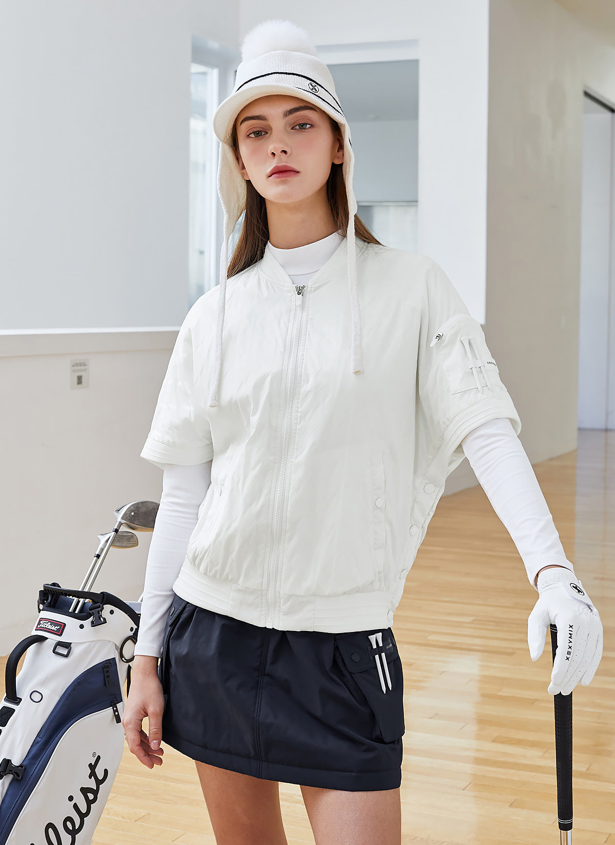 Out Pocket Padded Mini Skirt